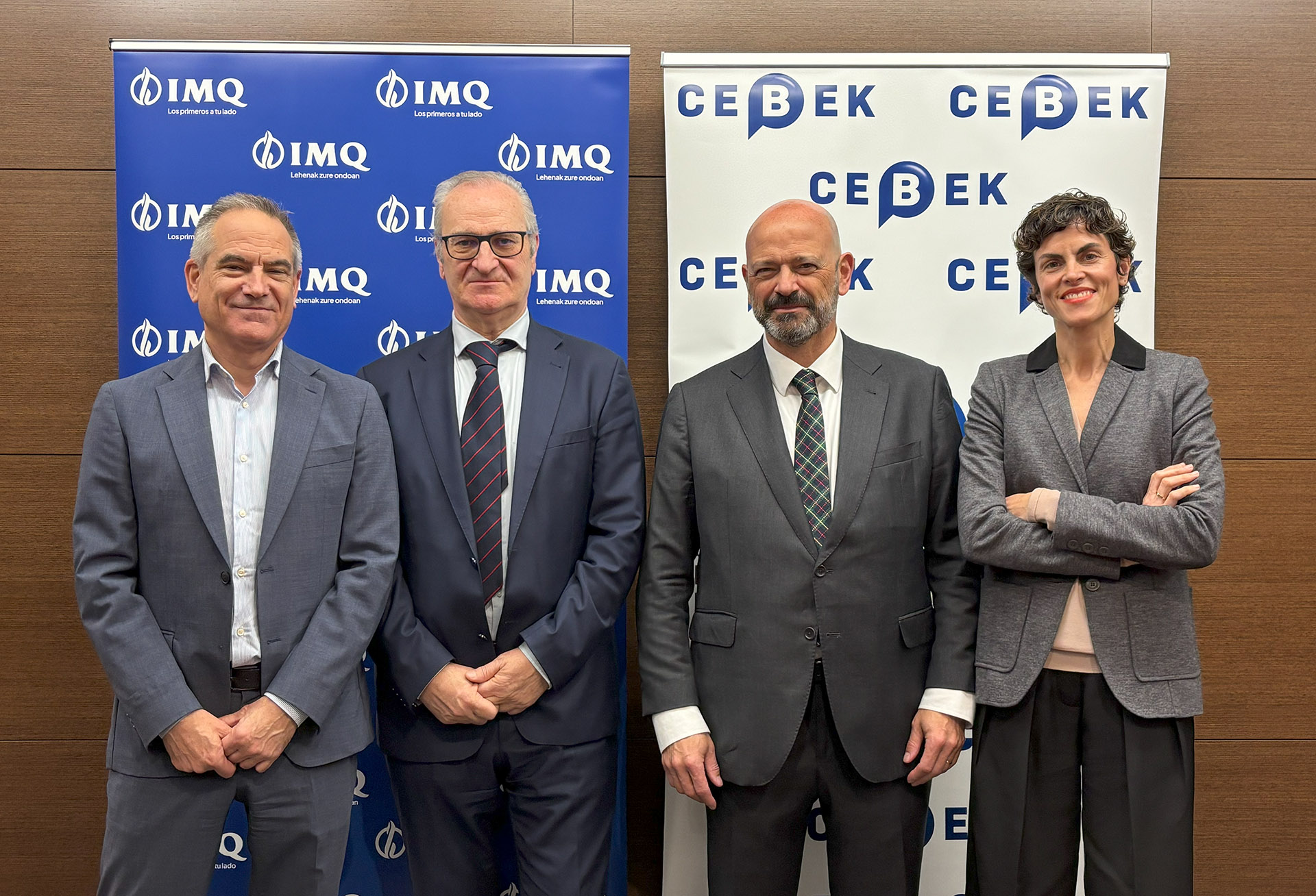  IMQ y CEBEK renuevan su alianza para impulsar la salud  y el bienestar en más de 5.000 empresas de Bizkaia